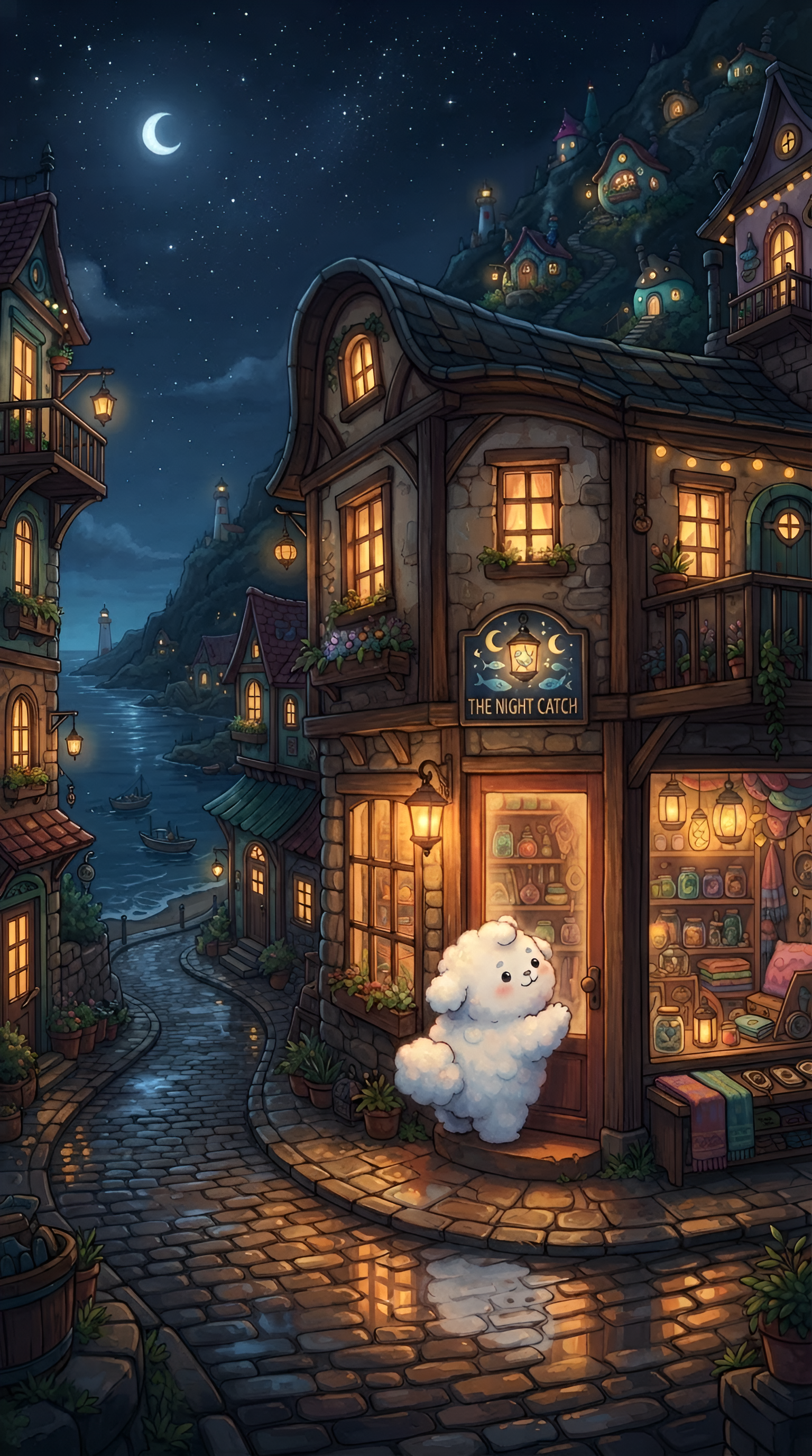 2am in pokemon — moody nighttime scene